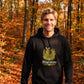 Rehmigration Hoodie schwarz Druck vorne