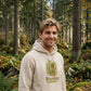Rehmigration Hoodie beige Druck vorne