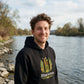 Rehmigration Hoodie schwarz Druck vorne